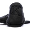 Chaussons Noir Femme Calvin Klein Jeans Slipper Satin Moire