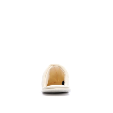 Chaussons Blanc Femme Calvin Klein Jeans Slipper Satin Moire