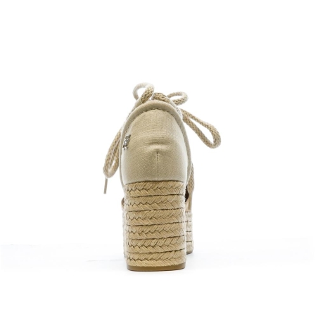 Chaussures compensées Marron Femme Tommy Hilfiger Linen