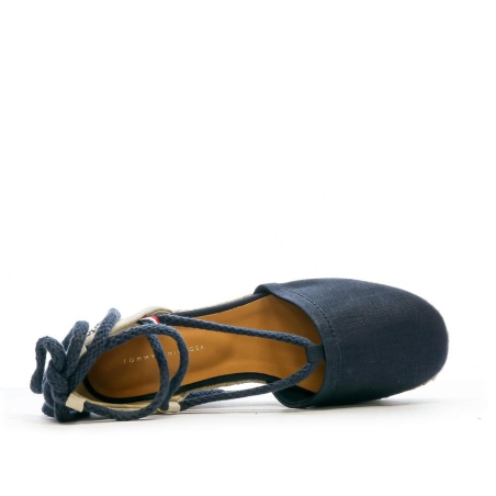 Chaussures compensées Marine Femme Tommy Hilfiger Linen