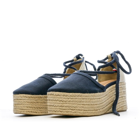 Chaussures compensées Marine Femme Tommy Hilfiger Linen