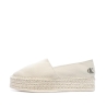 Espadrilles Ecru Femme Calvin Klein Jeans Flatform