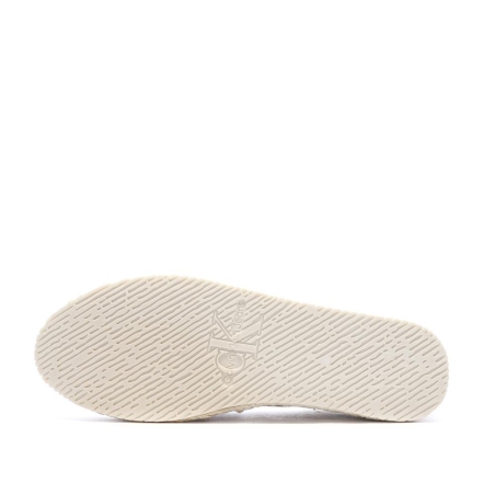 Espadrilles Ecru Femme Calvin Klein Jeans Flatform