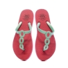 Tongs Rose/Vert Femme Beppi