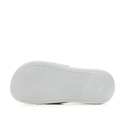Claquettes Blanche/Rose Femme Puma Popcat 20