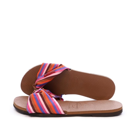 Tongs Rouge/Bleu Femme Havaianas Tropez