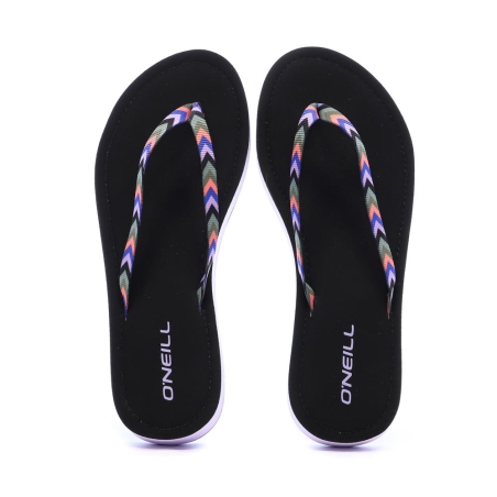 Tongs Noires/Violettes O'Neill Femme Melina