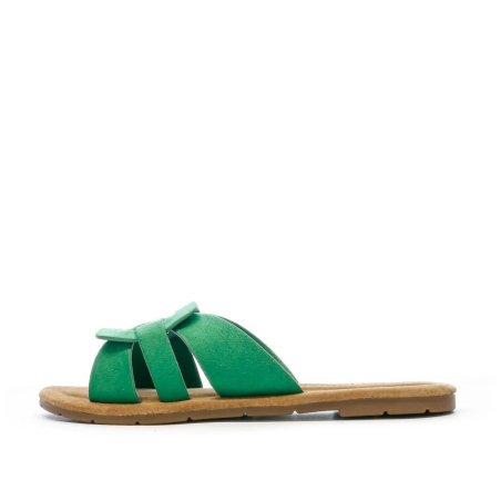 Claquettes Vertes Femme Chattawak Pace
