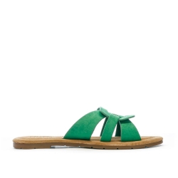 Claquettes Vertes Femme Chattawak Pace
