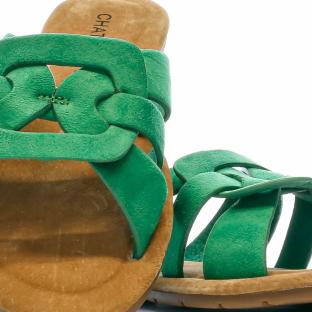 Claquettes Vertes Femme Chattawak Pace