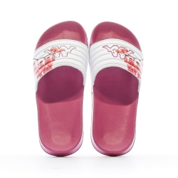 Claquettes Blanche/Rose Femme Kappa Noles
