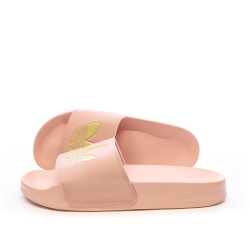 Claquettes Rose/Doré Femme Adidas Adilette