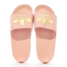 Claquettes Rose/Doré Femme Adidas Adilette