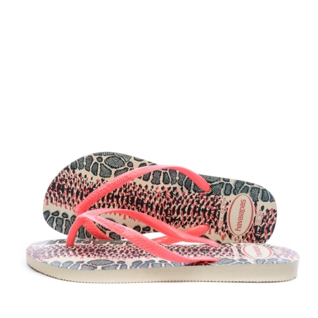 Tongs Rose serpent Femme Havaianas Slim Animals