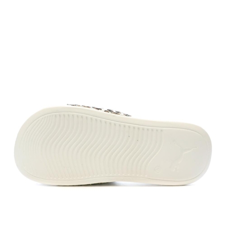 Claquettes Beige à Motifs Femme Puma Popcat 20