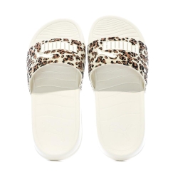 Claquettes Beige à Motifs Femme Puma Popcat 20