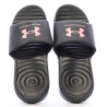Claquettes Noires/Roses Femme Under Armour Ansa Fix