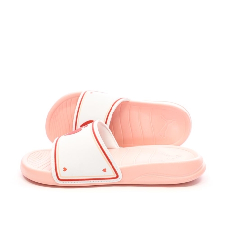 Claquettes Bleu Femme Puma Popcat