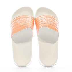 Claquettes Blanche/Rose Femme Kappa Noles 361I15W