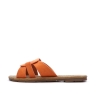 Claquettes Orange Femme Chattawak Pace