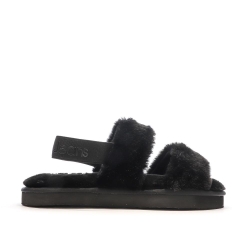 Claquettes Noires Femme Calvin Klein Jeans Home