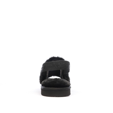 Claquettes Noires Femme Calvin Klein Jeans Home
