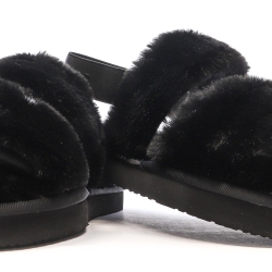 Claquettes Noires Femme Calvin Klein Jeans Home