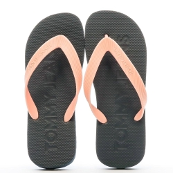 Tongs Noires/Rose Femme Tommy Hilfiger EN0EN02447