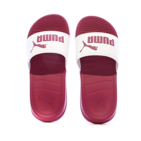 Claquettes Rose/Blanc Femme Puma Popcat