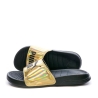 Claquettes Noir/Doré Femme Puma Popcat 20 Irridescent