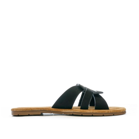 Claquettes Noires Femme Chattawak Pace