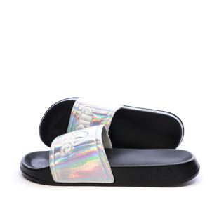 Claquettes Argentées Femme Ellesse Demi