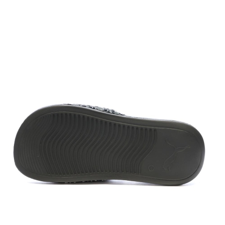 Claquettes Grises à Motifs Femme Puma Popcat 20