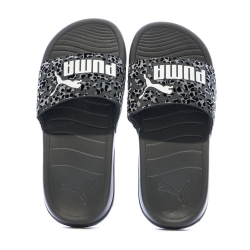 Claquettes Grises à Motifs Femme Puma Popcat 20