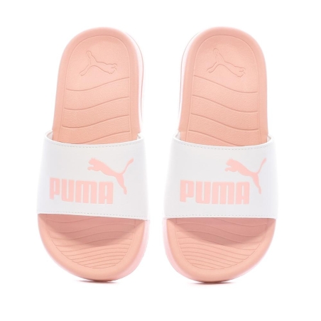 Claquettes Rose Foncé/Blanc Femme Puma Popcat 20