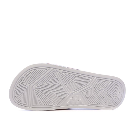 Claquettes Blanches Femme Kappa Sarty 2