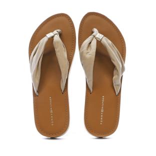 Tongs Beige Femme Tommy Hilfiger Th Elevated Beach