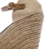 Sandales à talon Orange Rayures Femme Beppi Casual Wedge