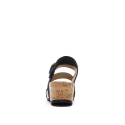 Sandales Noires Femme Chattawak Lilou
