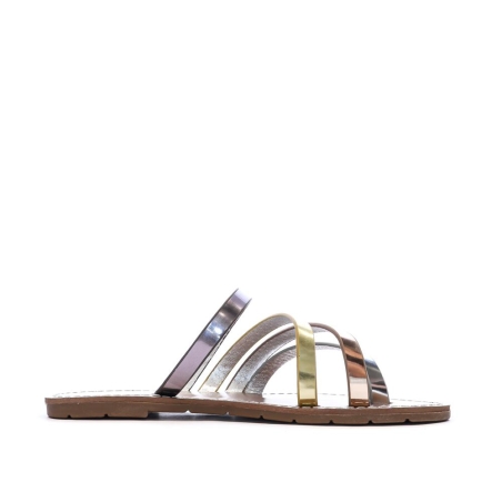 Sandales Doré/Rose Gold/ Argenté Femme Chattawak ROXANNE