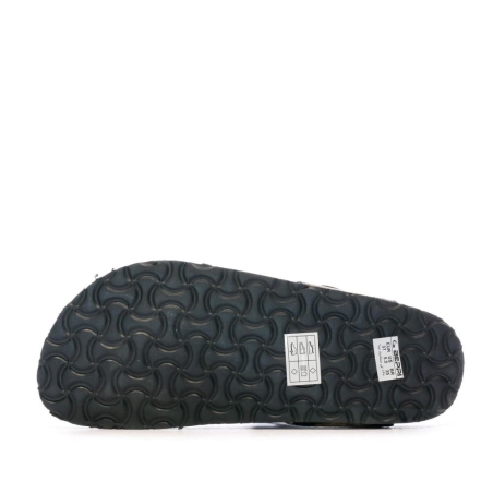 Sandales Noir/Doré Léopard Femme Beppi