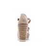Sandales Compensées Beige Femme Beppi