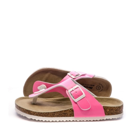 Sandales Rose Fluo Femme Beppi