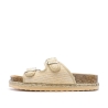 Sandales Beige Femme Lemon Bay Double Brides Naturel