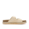 Sandales Beige Femme Lemon Bay Double Brides Naturel