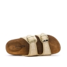Sandales Beige Femme Lemon Bay Double Brides Naturel
