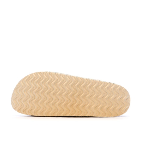 Sandales Beige Femme Lemon Bay Double Brides Naturel