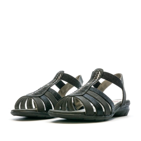 Sandales Noir Femme Relife Jolivia