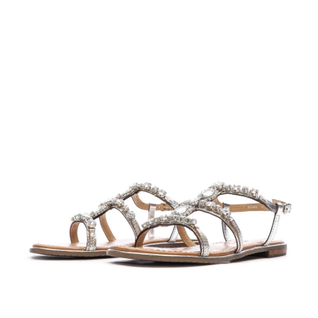 Sandales Argenté Femme Geox Sozy Plus