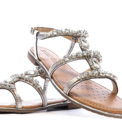Sandales Argenté Femme Geox Sozy Plus
